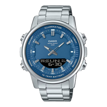 Casio Silver Stainless Steel Men’s Wrist Watch.