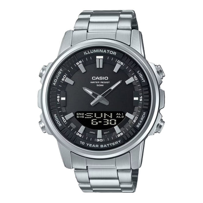 Casio Silver Stainless Steel Men’s Wrist Watch.